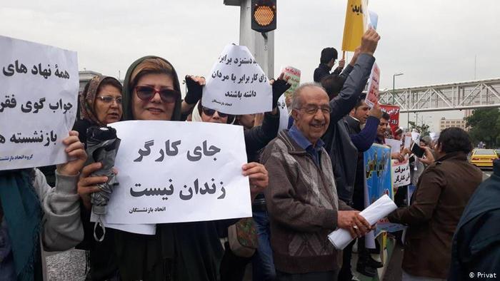 در محکومیت دستگیری کارگران و معلمان