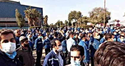تشدید سرکوب و ادامه مبارزه در فولاد