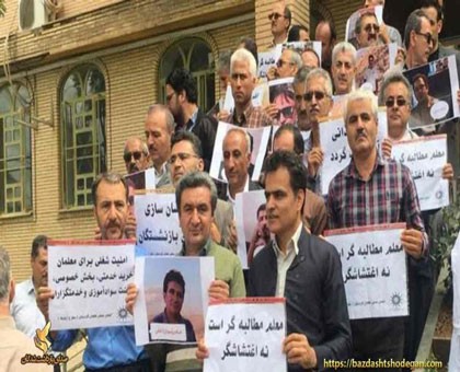 جنایات جدید جمهوری اسلامی علیه کارگران و معلمان